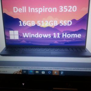 Dell Inspiron 15.6 FHD 512GB 16GB RAM Win 11 12th Generation Intel Core i5